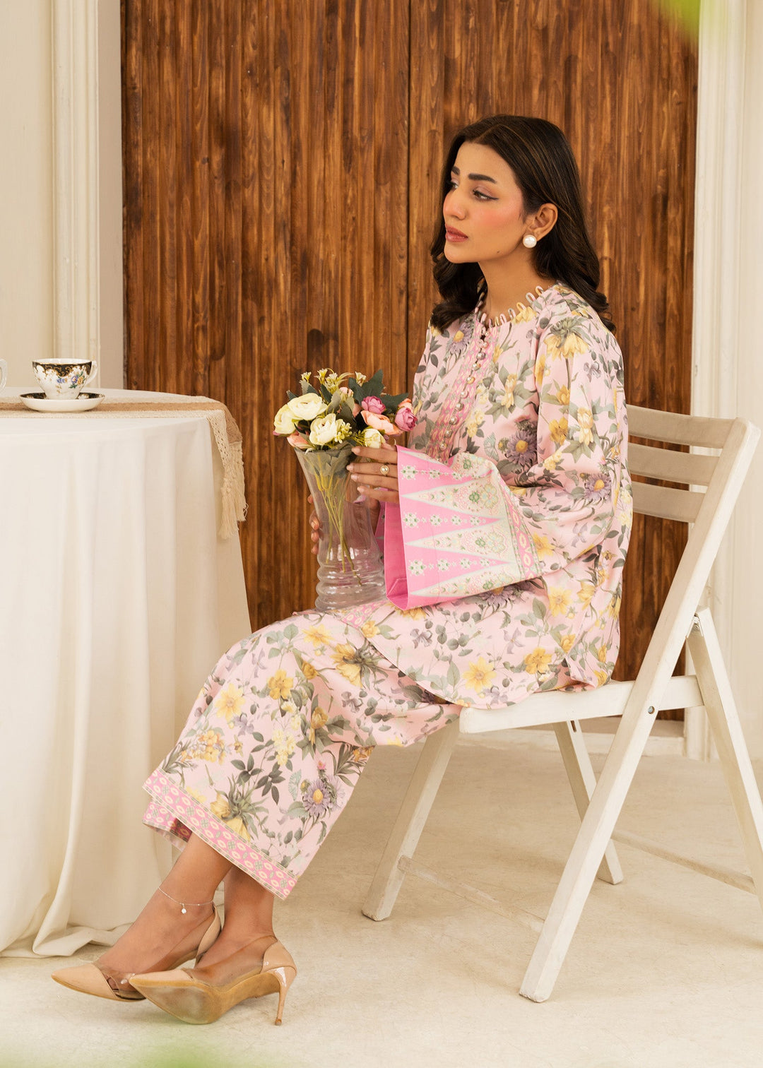 Allure by IH - BLOOM Lawn Silk Suit For Women - Multi Color - 2 Piece