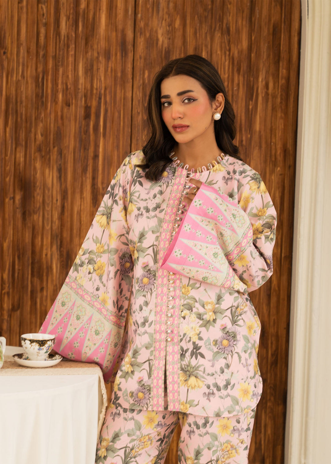 Allure by IH - BLOOM Lawn Silk Suit For Women - Multi Color - 2 Piece