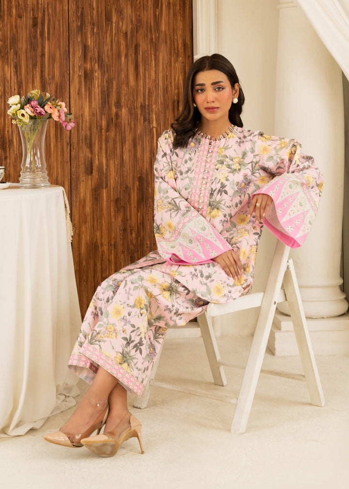 Allure by IH - BLOOM Lawn Silk Suit For Women - Multi Color - 2 Piece