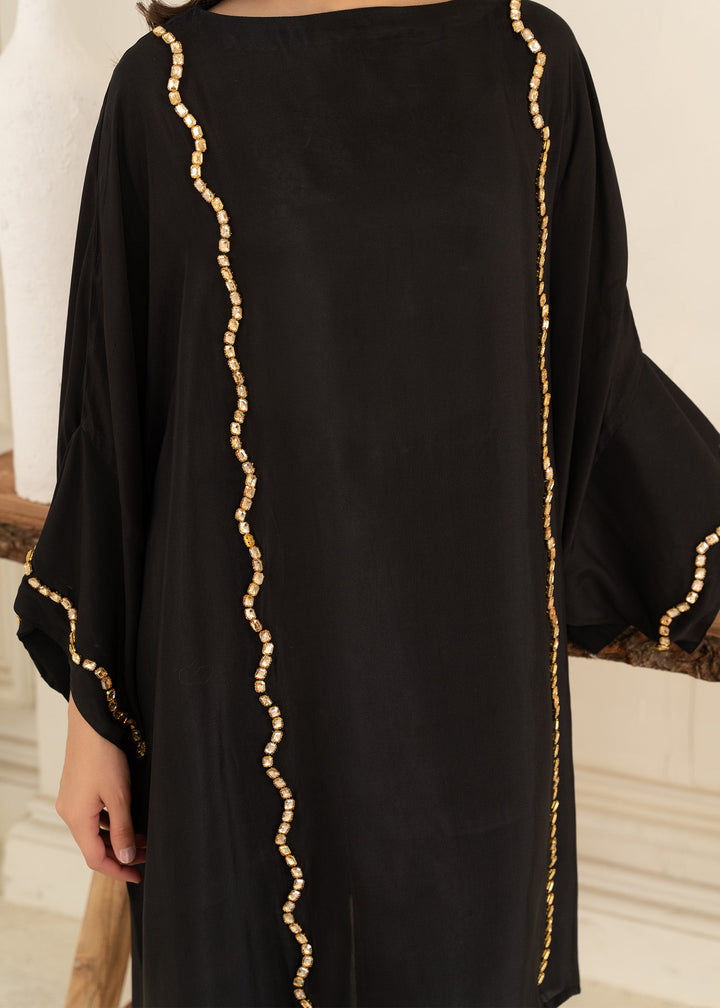 Allure by IH - NEHMA Thai Silk Suit For Women - Black - 2 Piece
