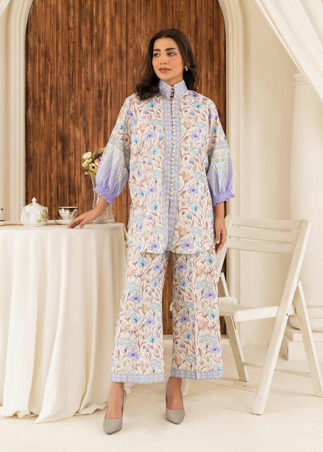 Allure by IH - VIOLET Lawn Silk Suit For Women - Multi Color - 2 Piece