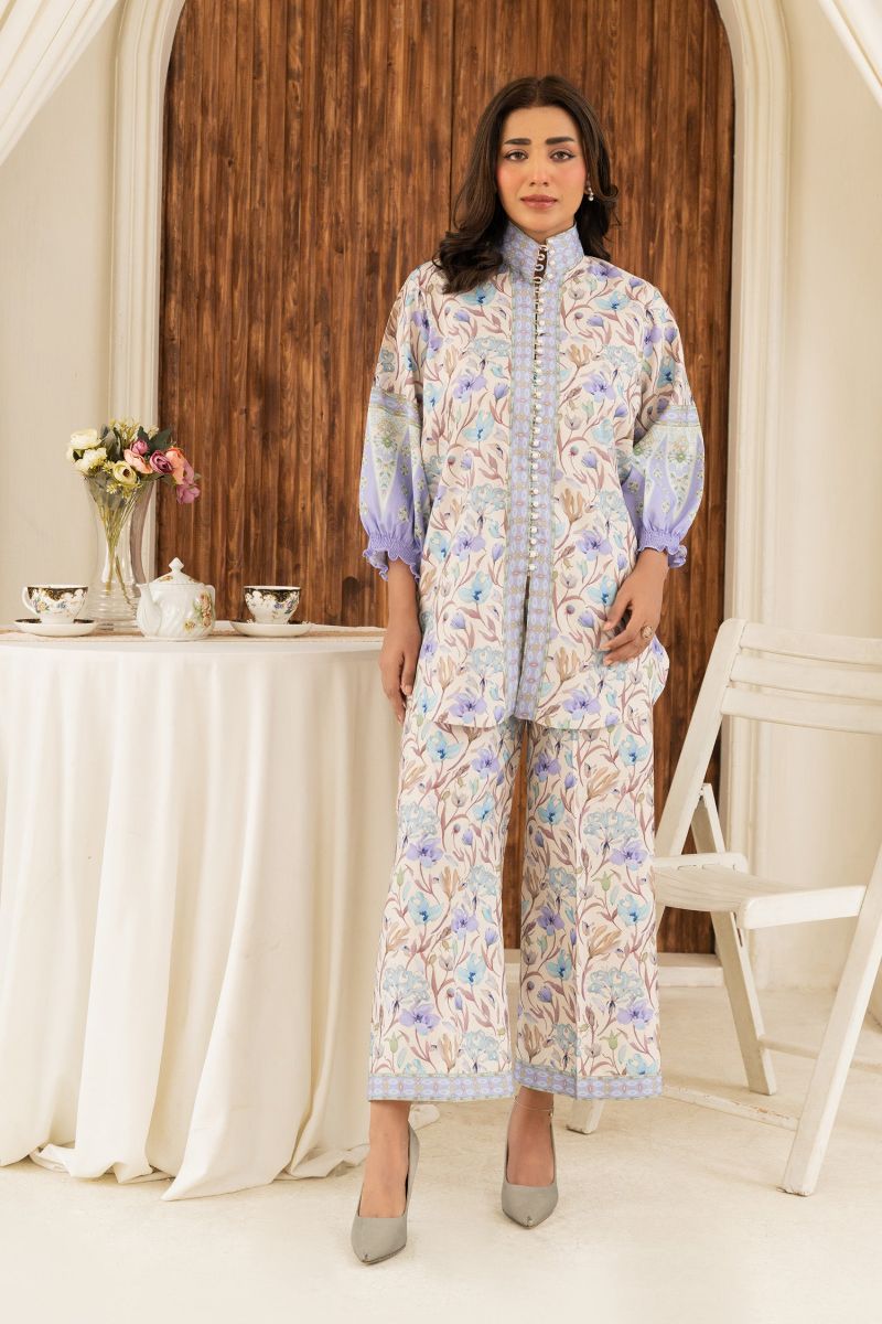 Allure by IH - VIOLET Lawn Silk Suit For Women - Multi Color - 2 Piece