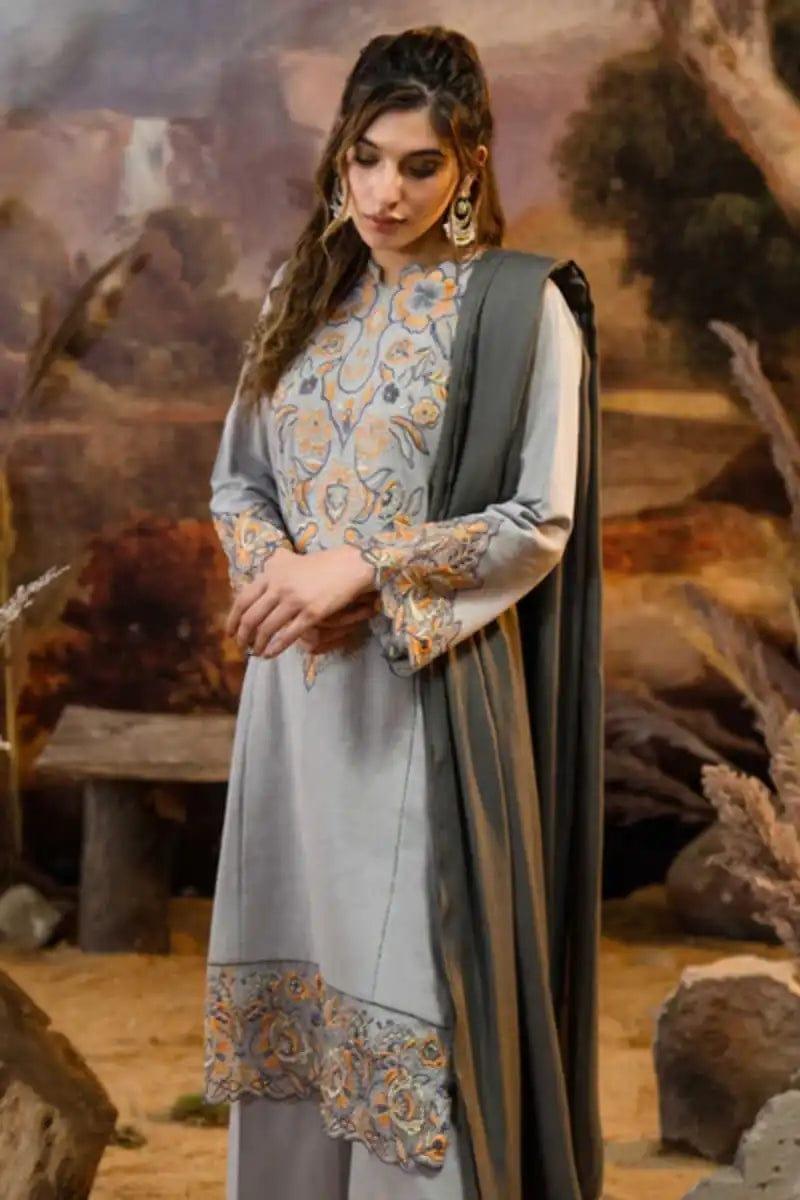 Natasha Kamal - Alora - grey - Rod Khaddar - 3 Piece - Studio by TCS