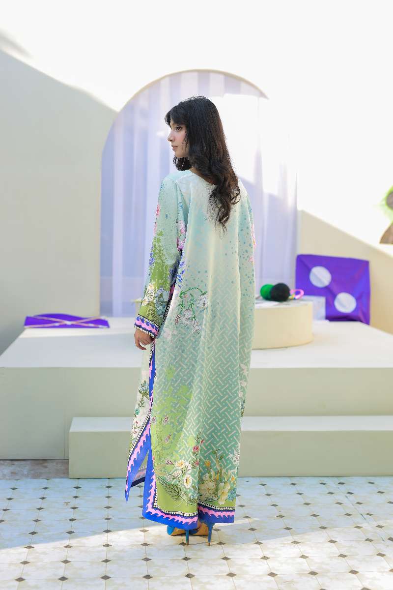 Anayra Amal - Parsley Grip Pattern Play Printed Suit For Women - 1 Piece