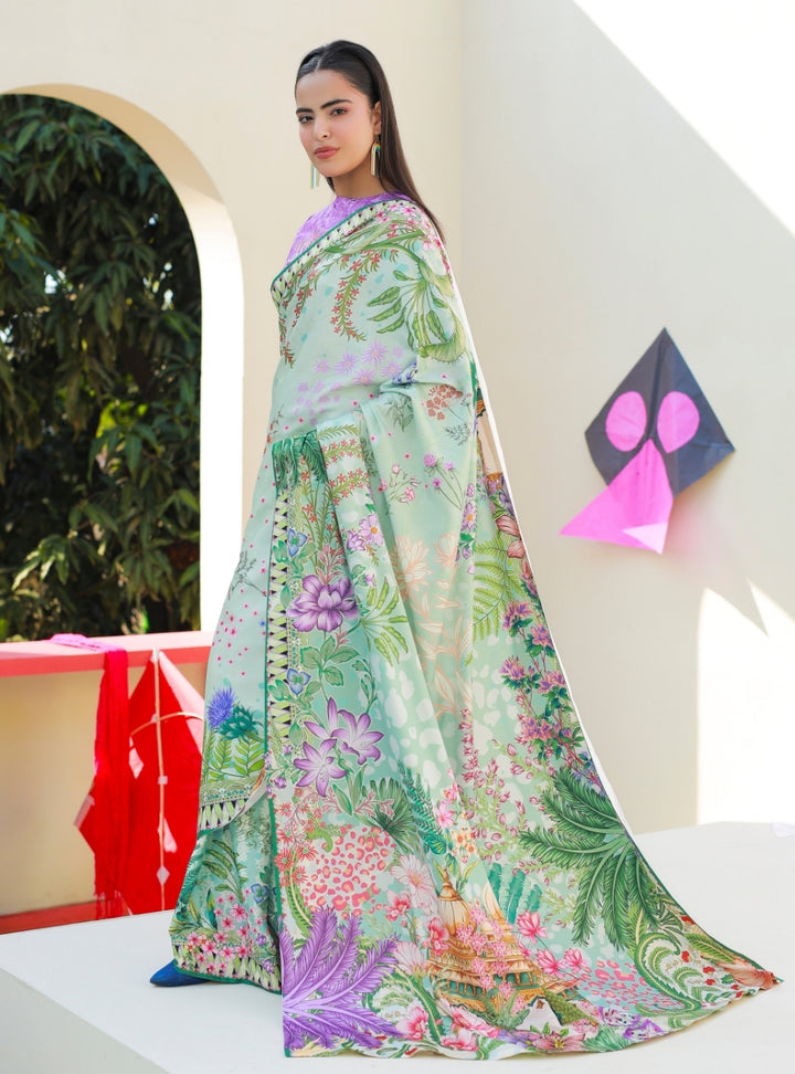 Anayra Amal - Parsley Grip The Print Room Printed Suit For Women - 2 Piece