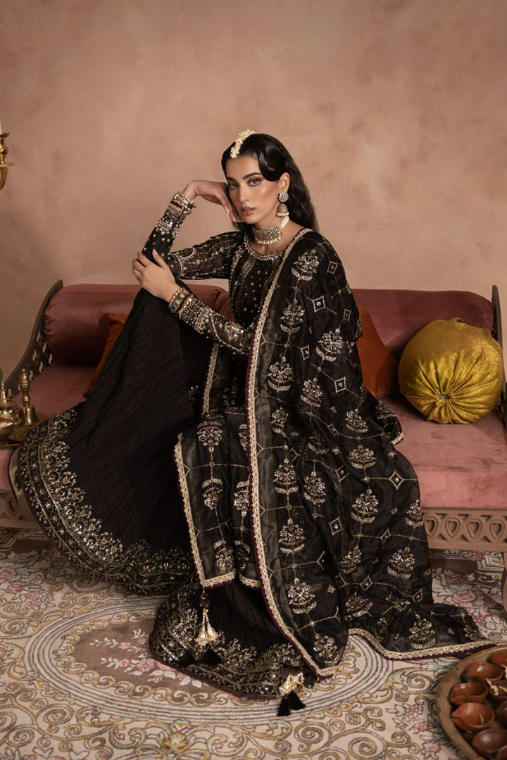 Anayra Amal - Zahab - Black - Organza - 3 Piece