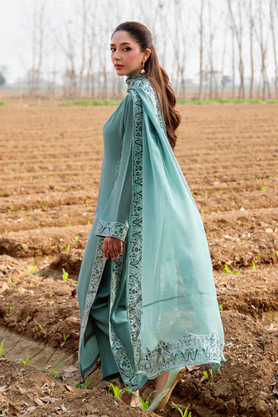 Natasha Kamal - Gorgette Chiffon Ania Suit For Women - Green - 3 Piece