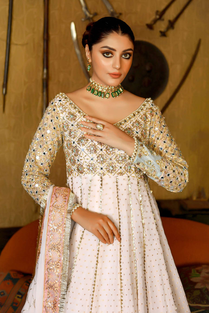 Arif Ashraf - Chandini - Off white - Chiffon - 2 Piece