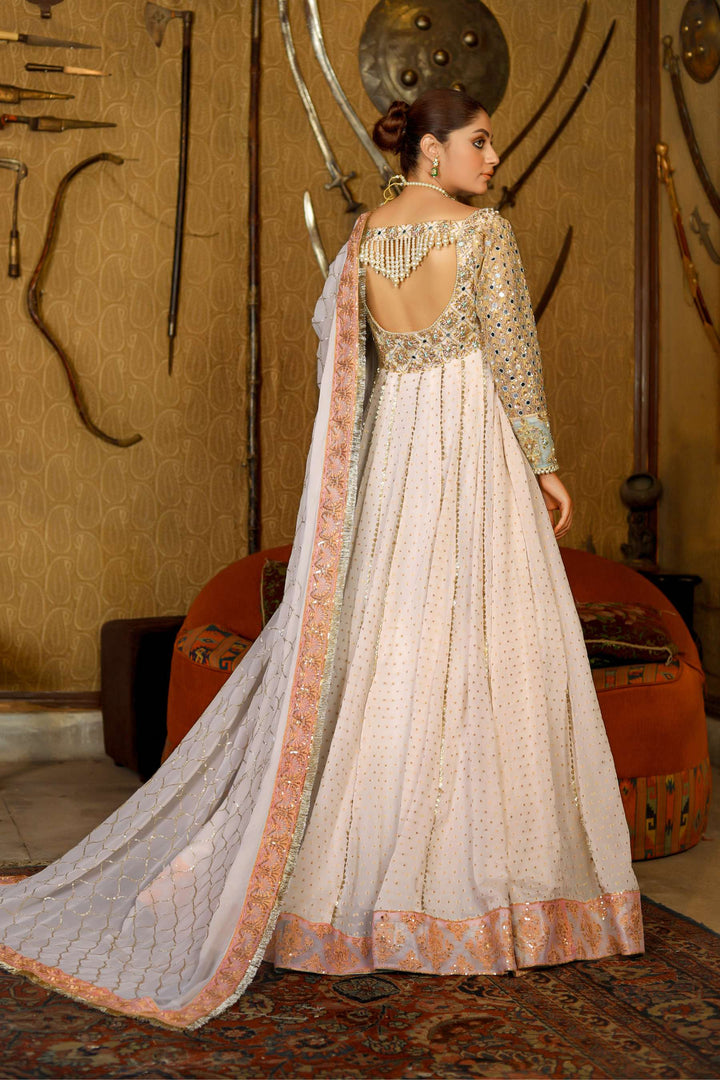 Arif Ashraf - Chandini - Off white - Chiffon - 2 Piece