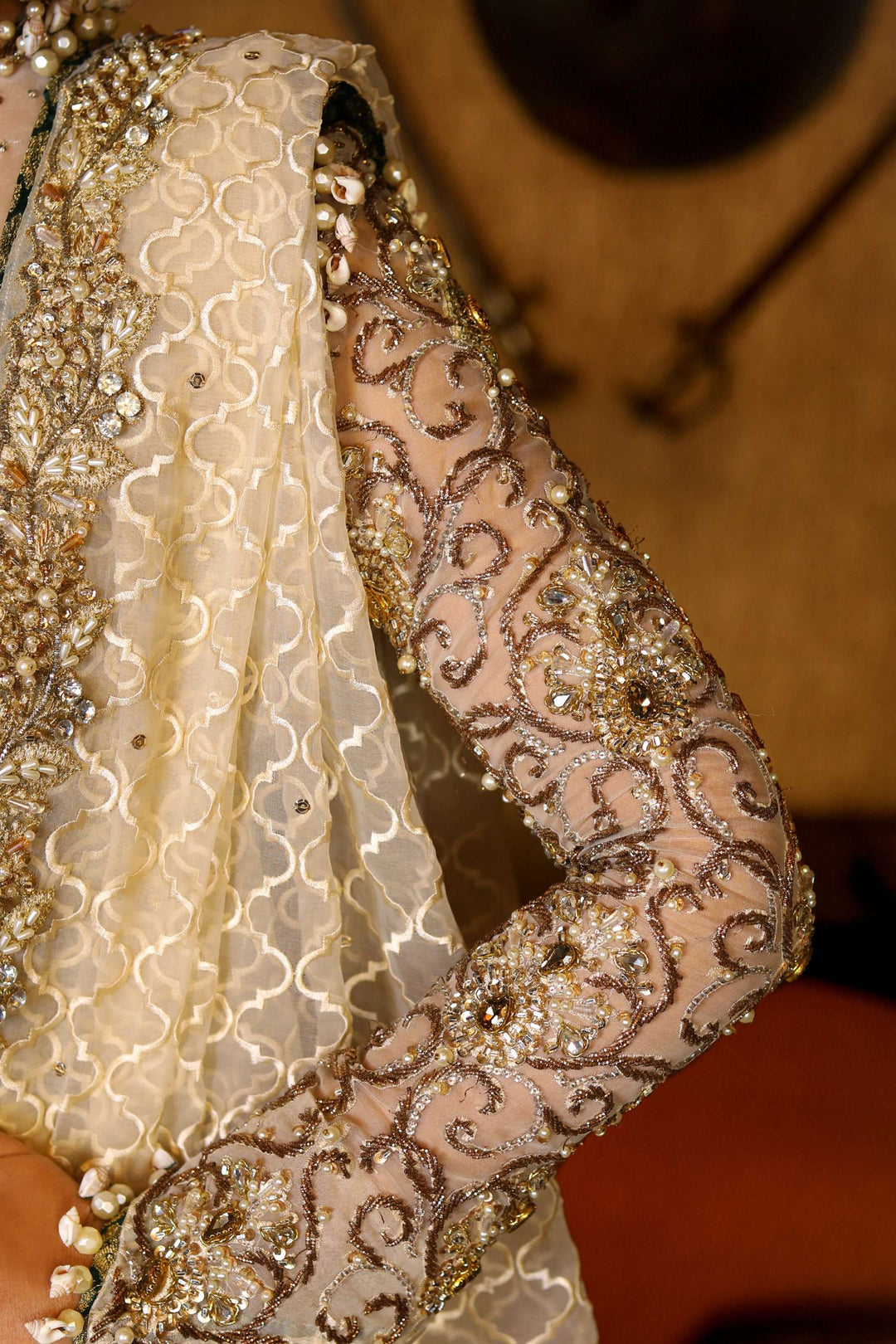 Arif Ashraf - Kesar - Lehnga - Ivory - 3 Piece