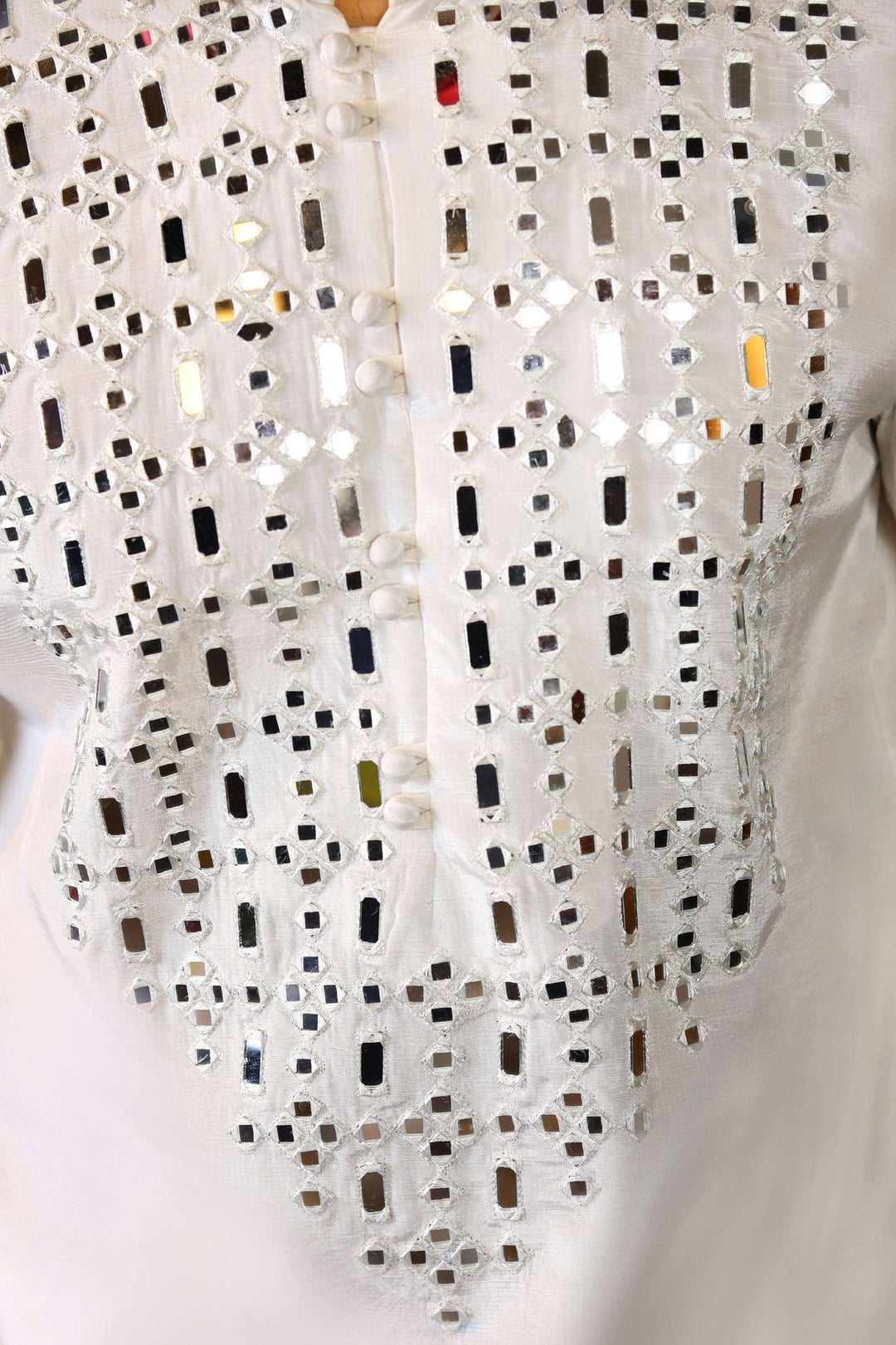 Arif Ashraf - Motiya - Ivory White - Raw Silk - 2 Piece