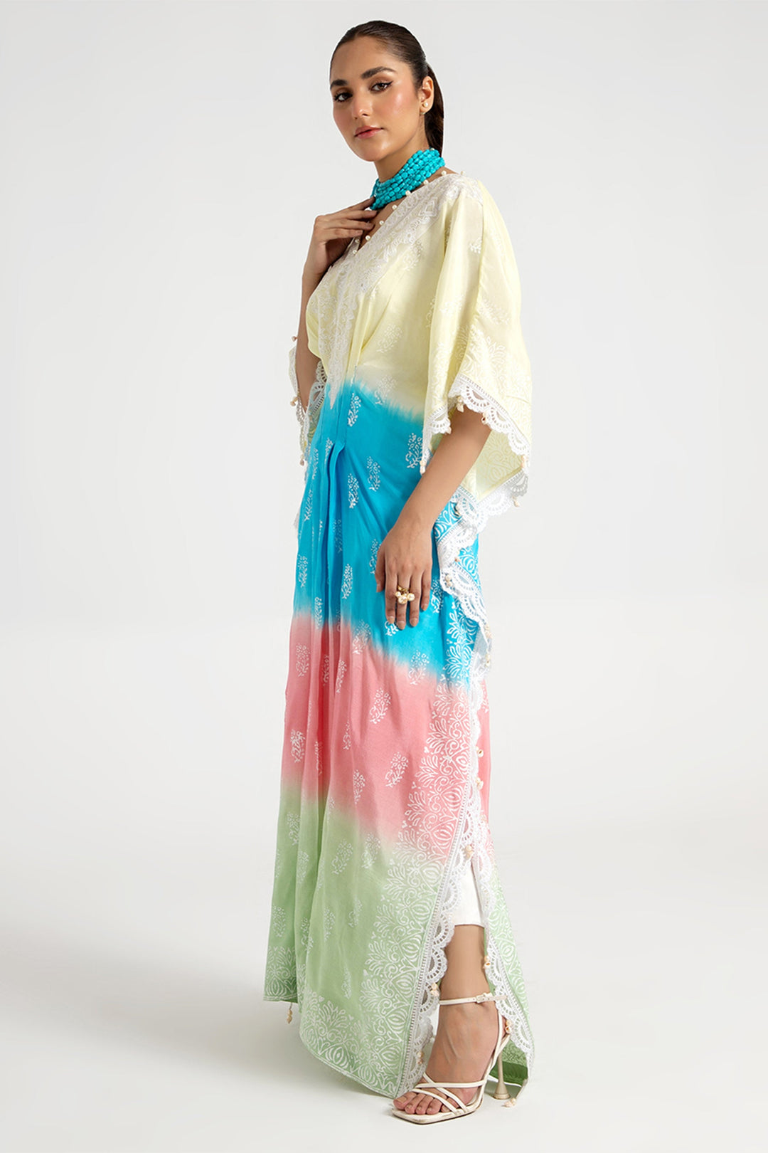 Arif Ashraf - Sari - Multi - Viscose Blend and Raw Silk - 2 Piece