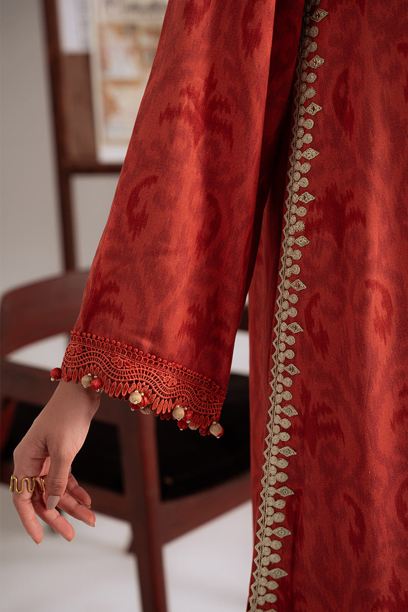 Cross Stitch - Rustic Aura - Marina Printed Suit - 3 Piece - Unstitch