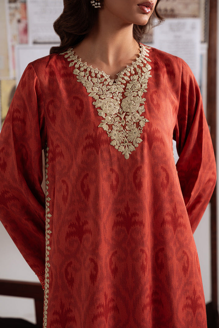 Cross Stitch - Rustic Aura - Marina Printed Suit - 3 Piece - Unstitch