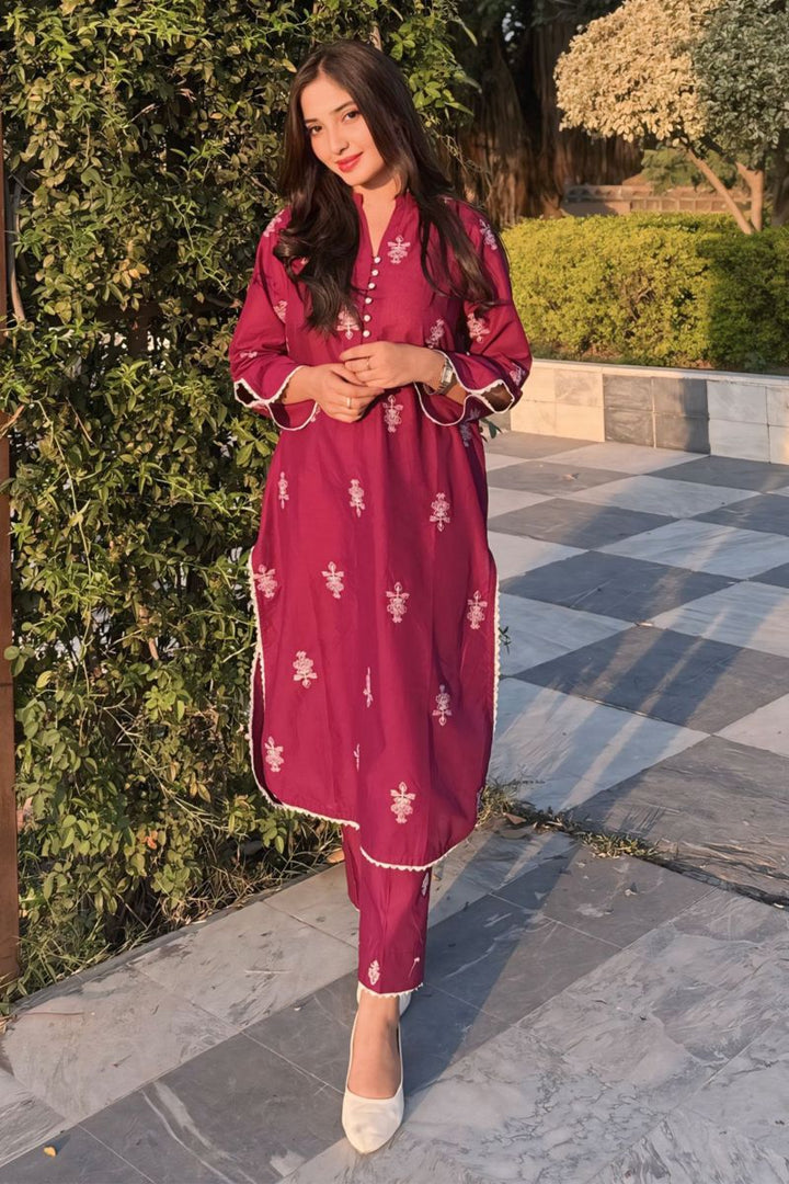 Modest - Myra - Cotton - Purple - 2 Piece