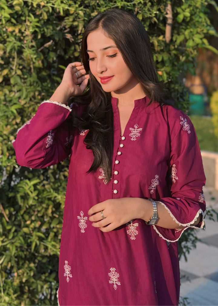 Modest - Myra - Cotton - Purple - 2 Piece