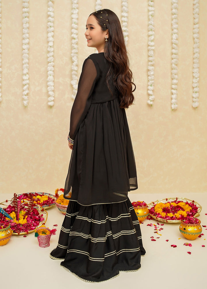 Modest - Chiffon Black Suit | 8905 - Chiffon - Black - 3 Piece