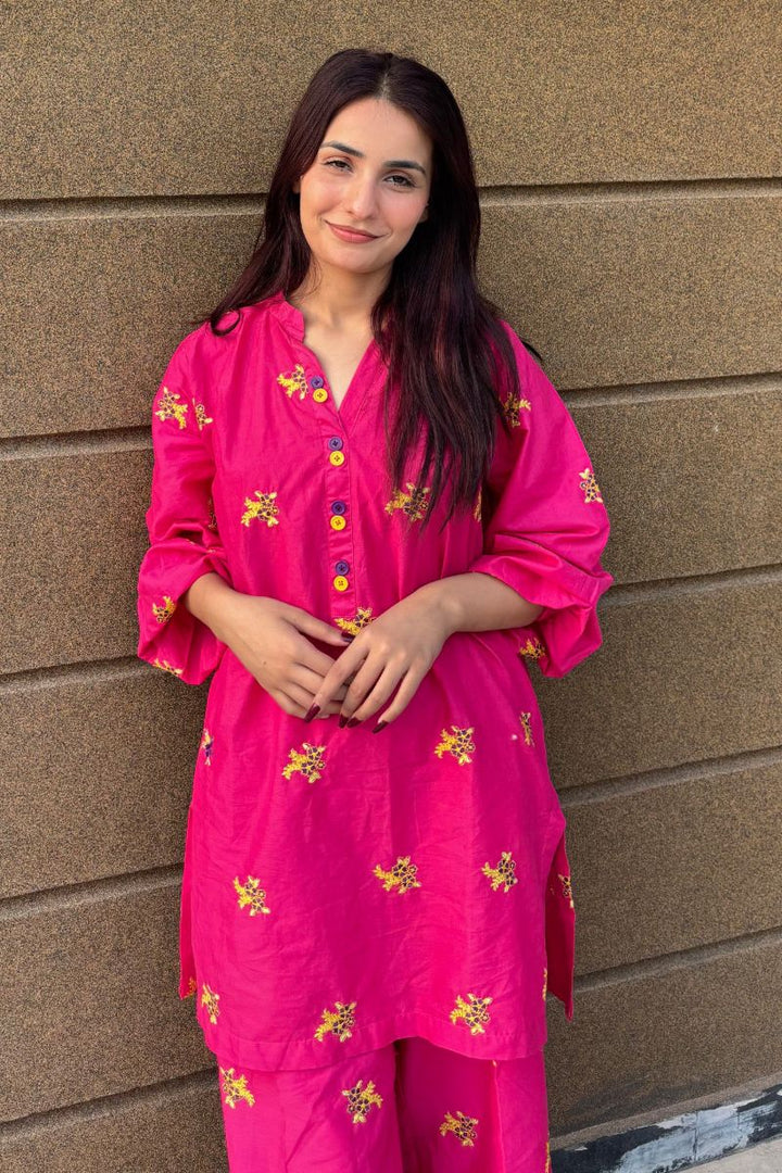 Modest - Aira - Cotton - Pink - 2 Piece