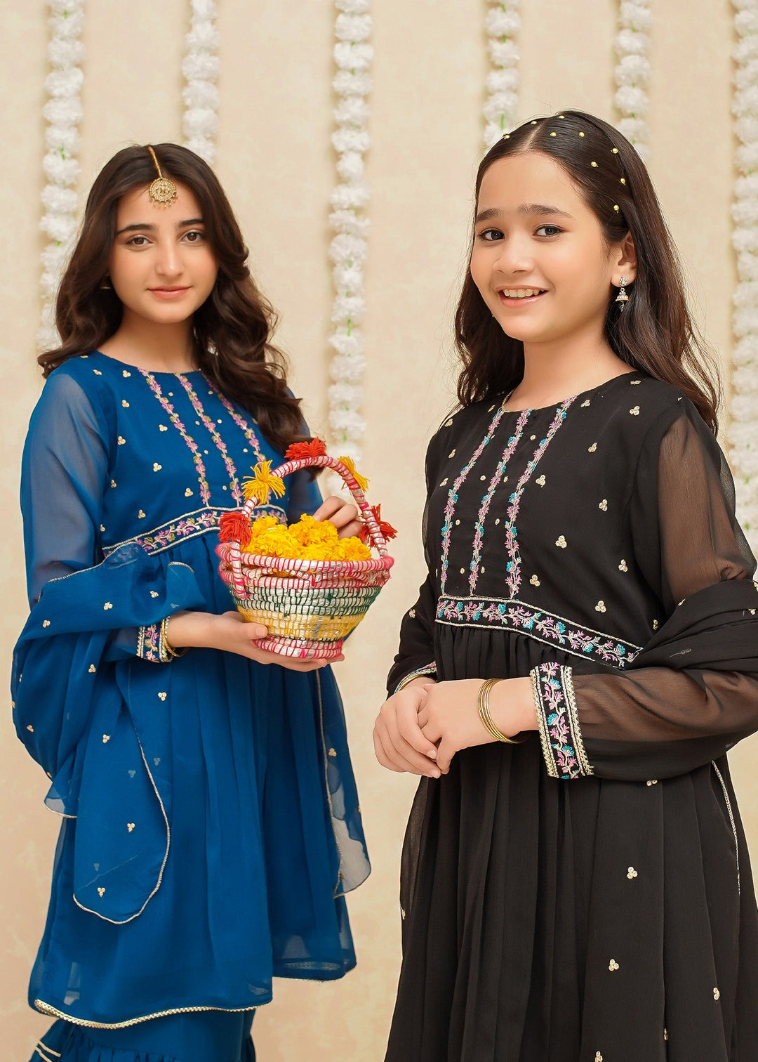 Modest - Chiffon Black Suit | 8905 - Chiffon - Black - 3 Piece