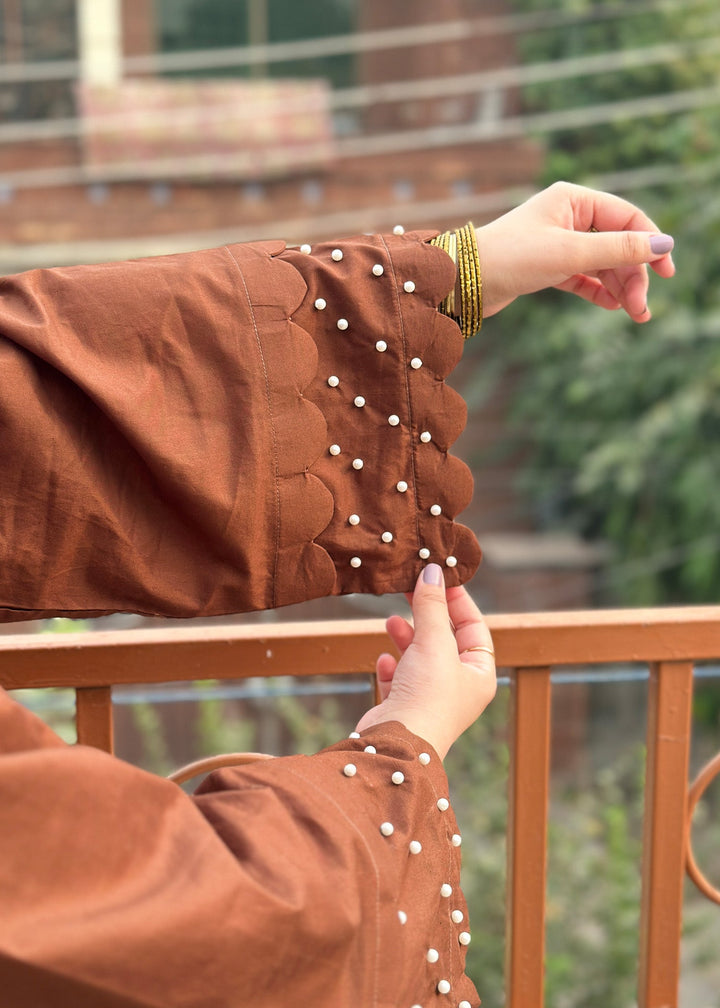 Modest - Azure - Cotton - Brown - 2 Piece