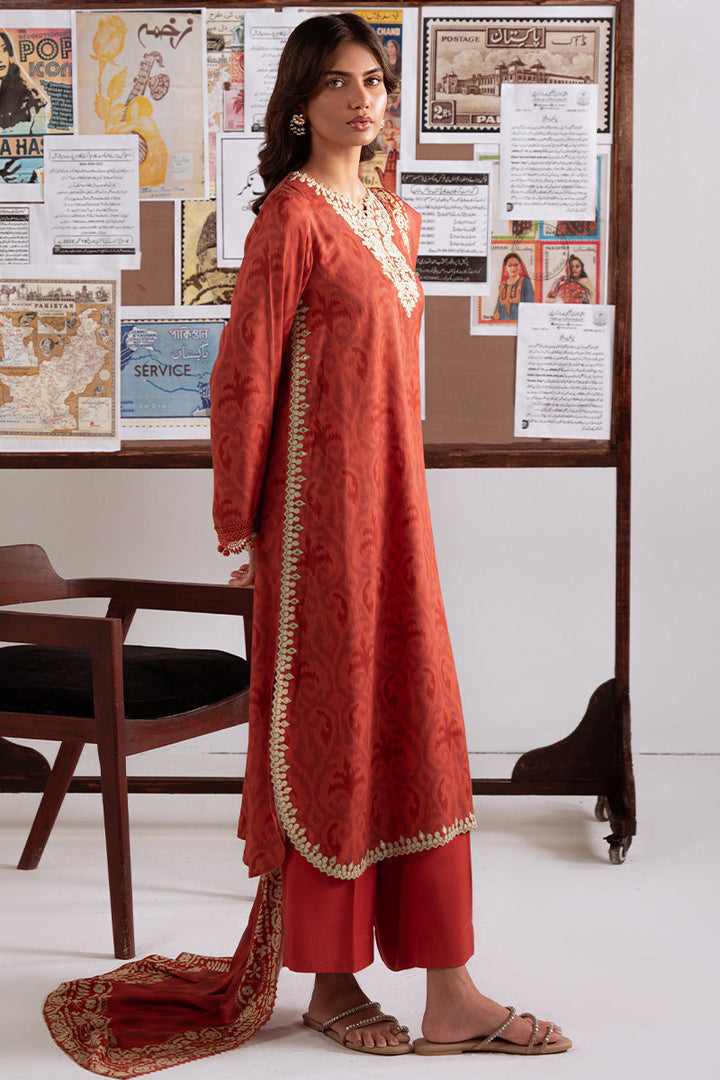 Cross Stitch - Rustic Aura - Marina Printed Suit - 3 Piece - Unstitch