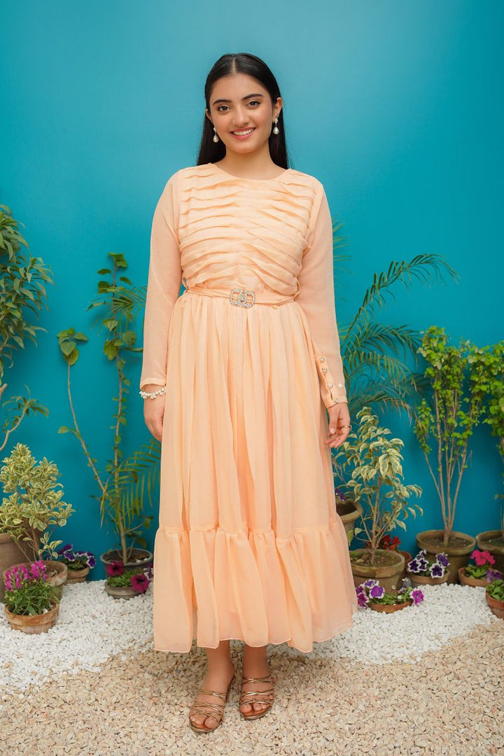 Modest - Selena - Chiffon - Peach - 1 Piece