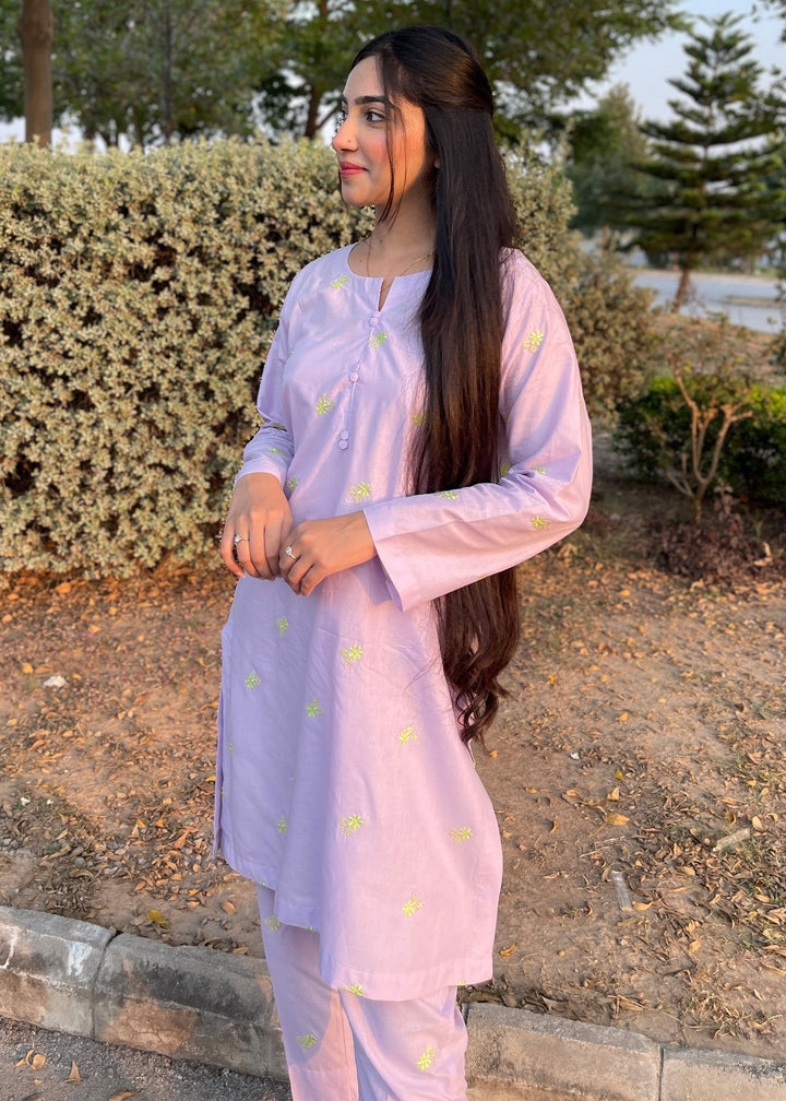 Modest - Suhana - Cotton - Light Purple - 2 Piece