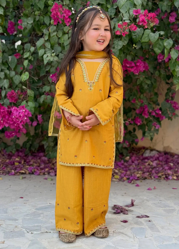 Modest - Embroidered Lawn Suit For Girl - 3 Piece