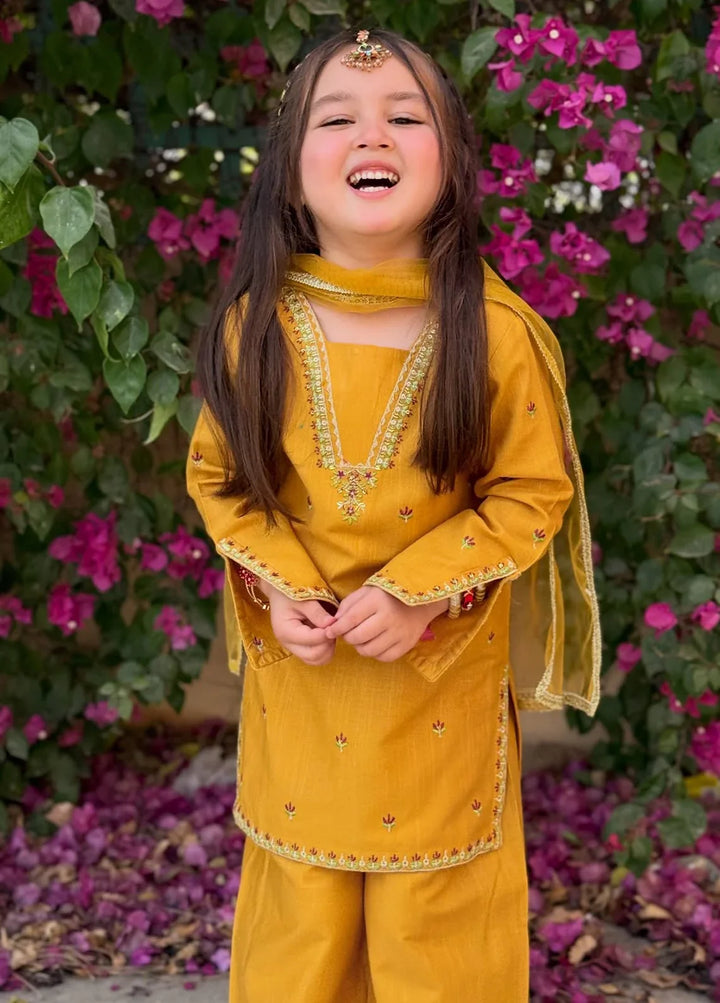 Modest - Embroidered Lawn Suit For Girl - 3 Piece