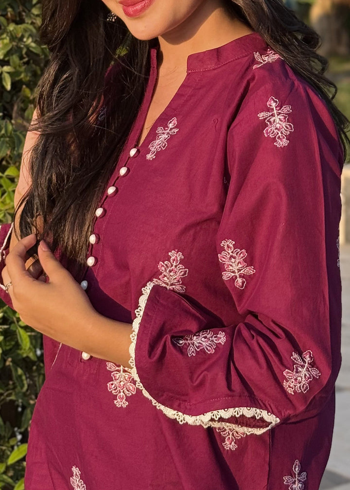 Modest - Myra - Cotton - Purple - 2 Piece