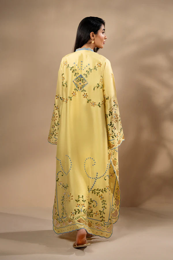 Sania Maskatiya - Aurea - RawSilk / RawSilk - Lemon Yellow - 2 Piece