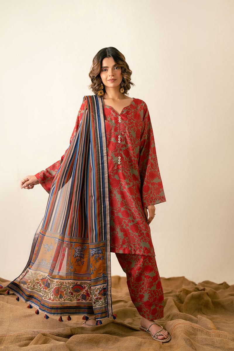 Ayla Studio - Striped Allore - Dupatta - munnar - multicolor - 1 Piece