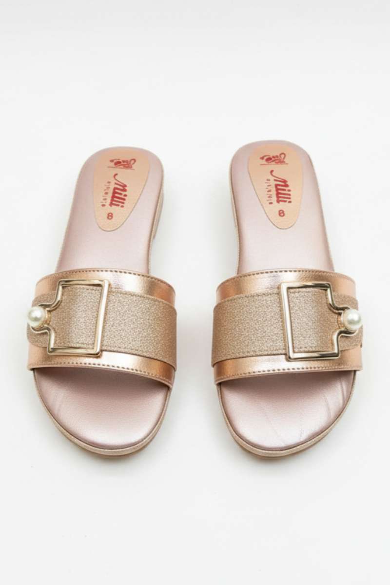 Milli Shoes - Platform Heels For Women - Golden - Studio by TCS
