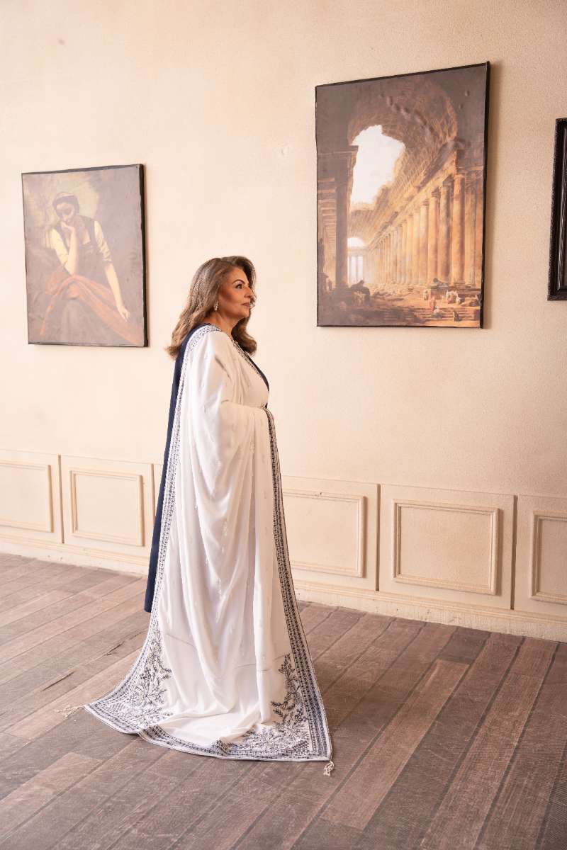 Fozia Khalid - Steal Mist - Steal Grey - Premium Velvet - 3 Piece