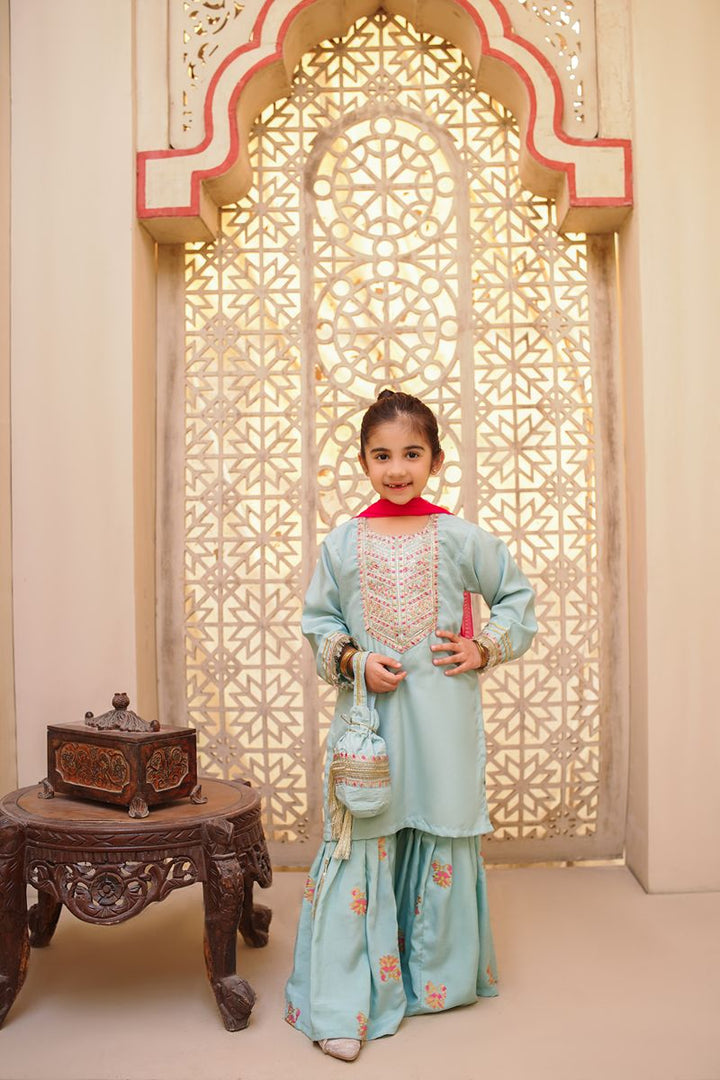 Cheeco Chic - BPGEID25 - Pastel Blue & Pink - viscose - 3 Piece