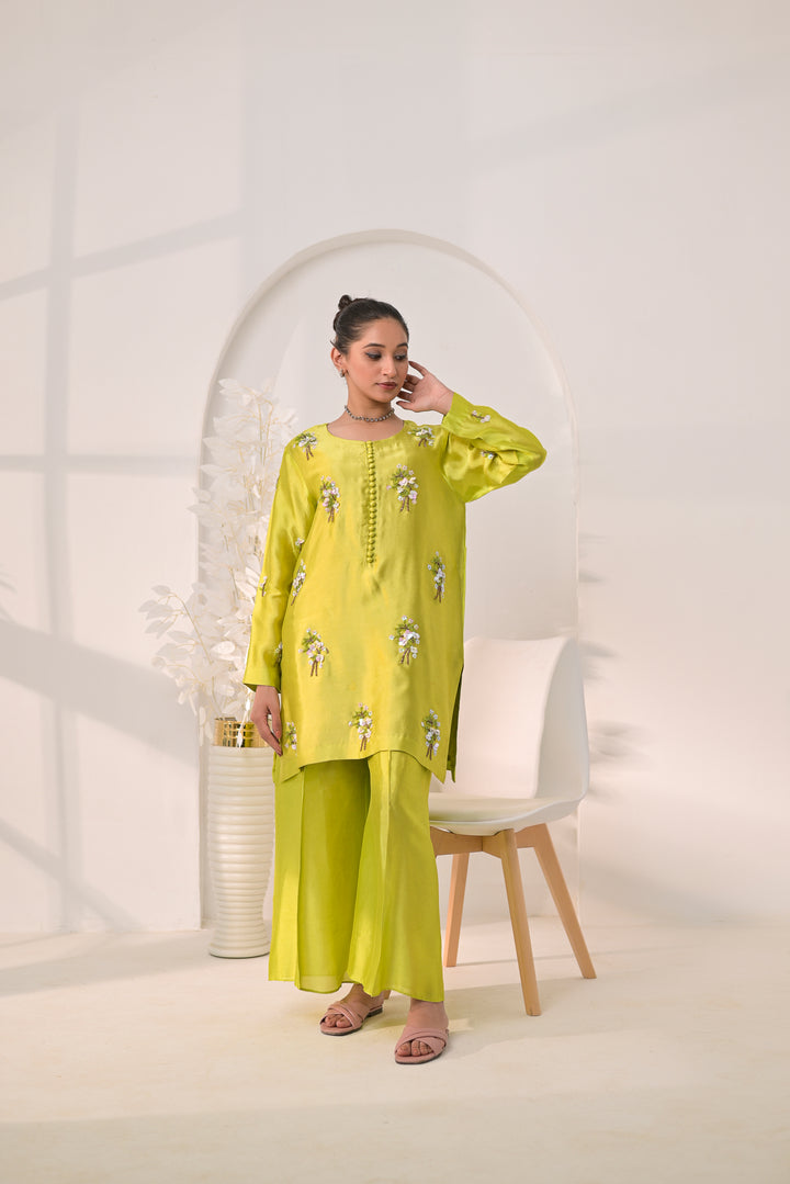 Rubys Couture - Shahnoor - Shesha Silk - 2 Piece