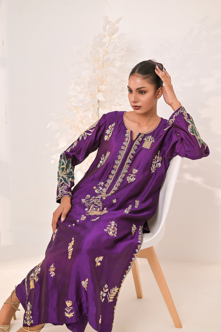 Rubys Couture - Mashal - Shesha Silk - 2 Piece