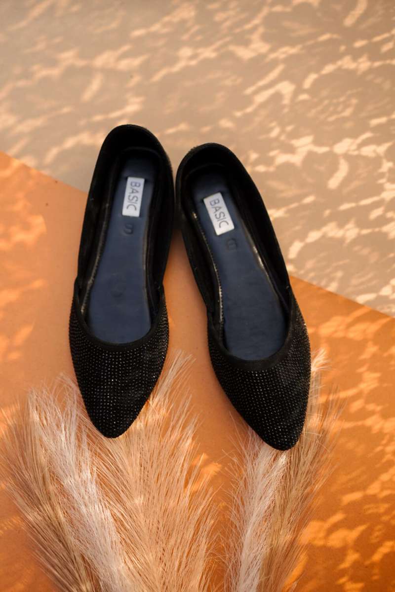 Basic By Chapter 13 - Formal Pumps | Crystal Black - 19188