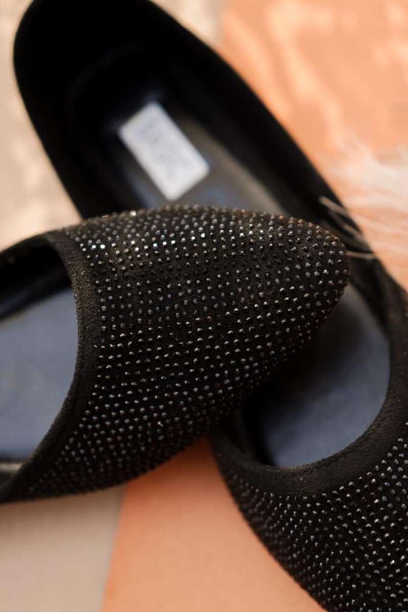 Basic By Chapter 13 - Formal Pumps | Crystal Black - 19188