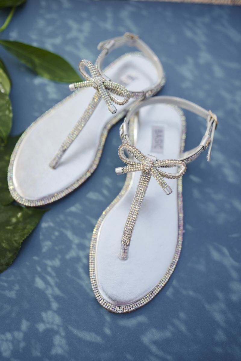 Basic by Chapter 13 - Fancy Sandals | Starlight Bow - Silver - 19108