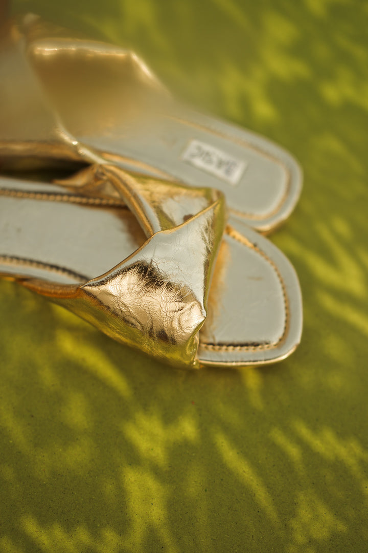 Basic by Chapter 13 - Gold Rush Slides For Women - Golden