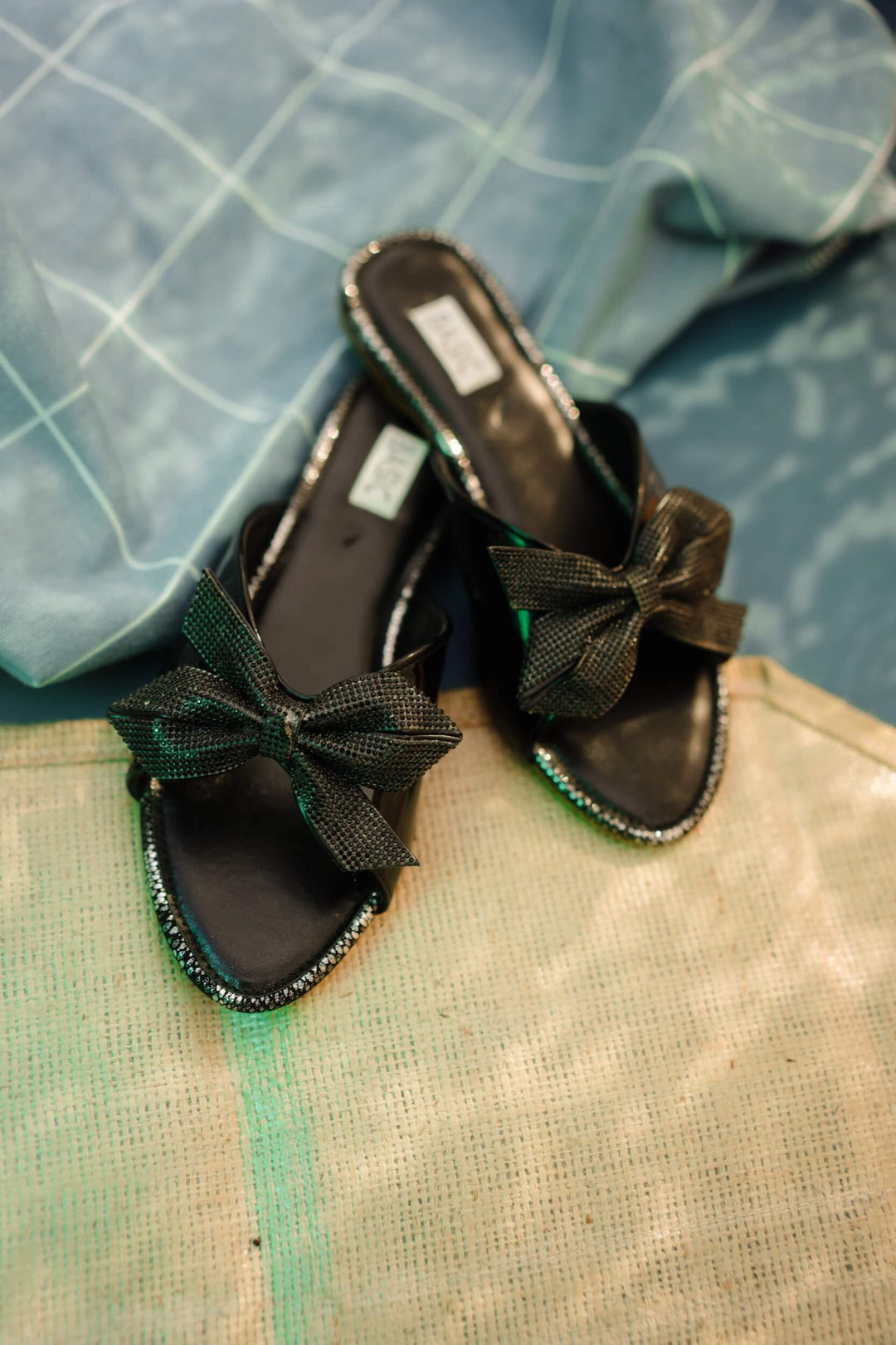 Basic by Chapter 13 - Slides | Midnight Bow For Women - Black