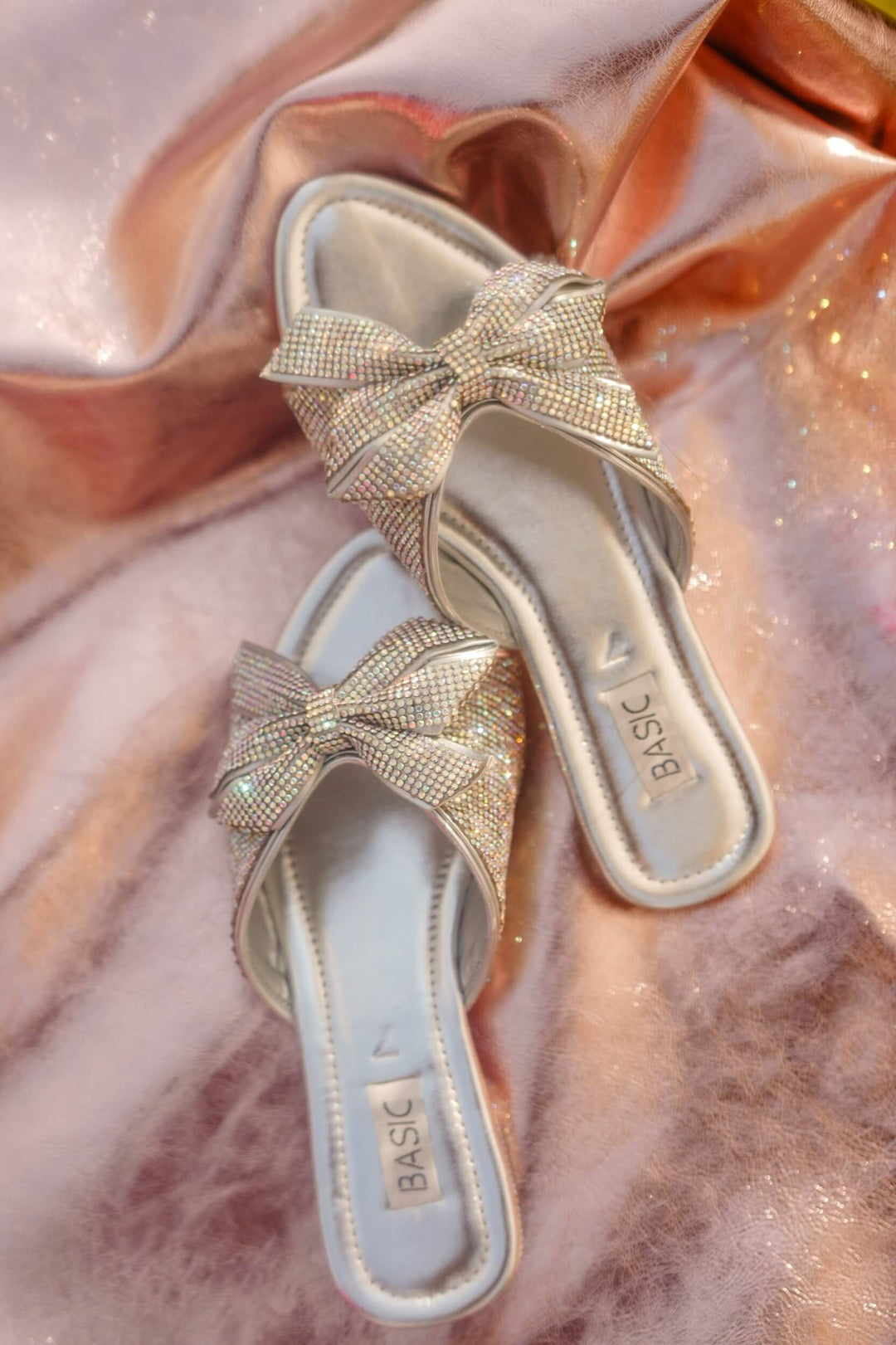Basic by Chapter 13 - Stardust Slides For Women - Silver