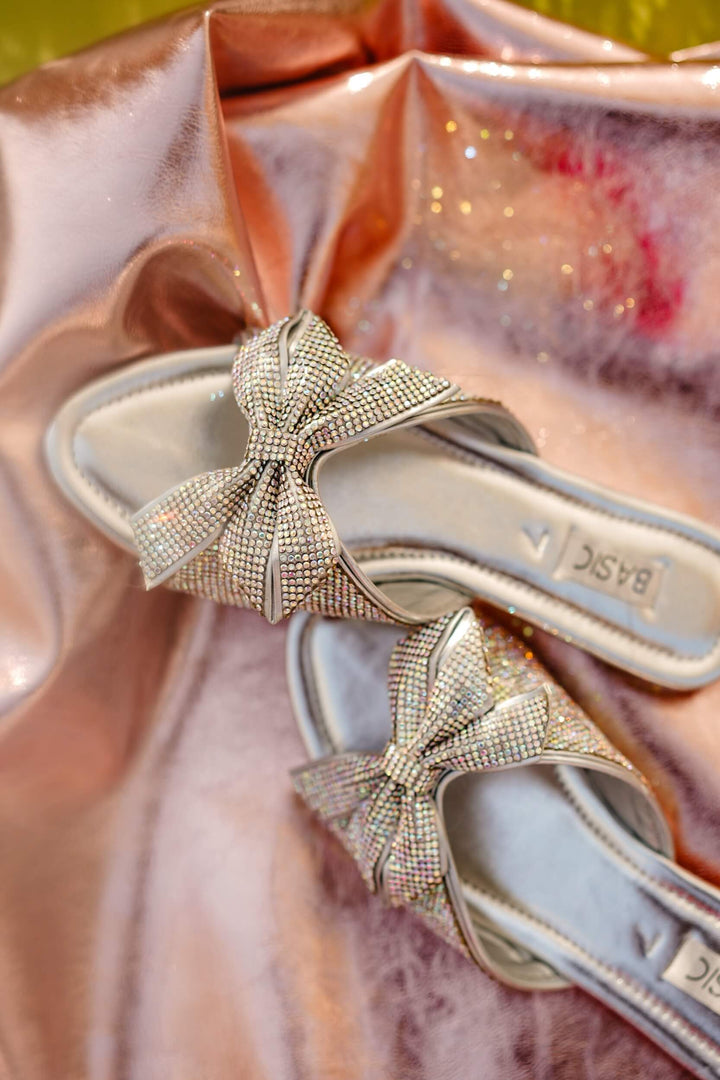 Basic by Chapter 13 - Stardust Slides For Women - Silver