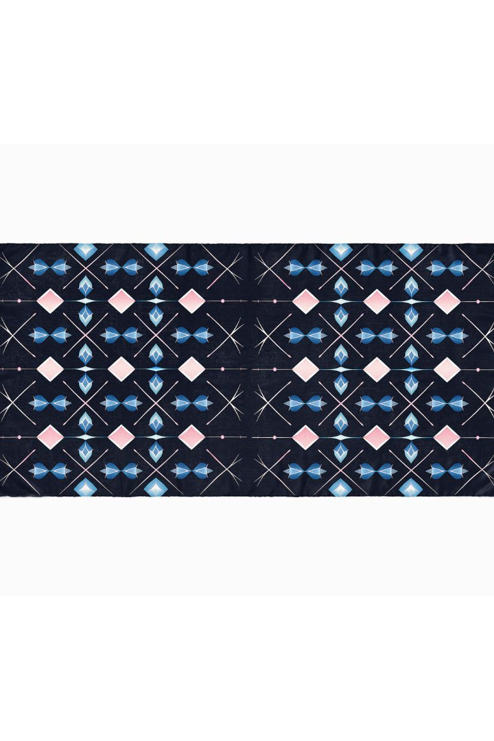 Black Wolf - NIGHT BLUE SILK HIJAB - 1 Piece