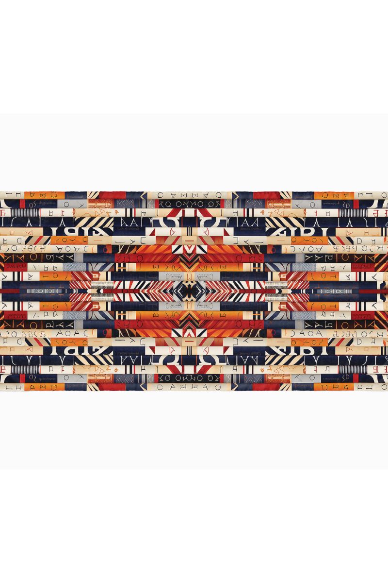 Black Wolf - SAACHI ART SILK HIJAB - BLACK - 1 Piece