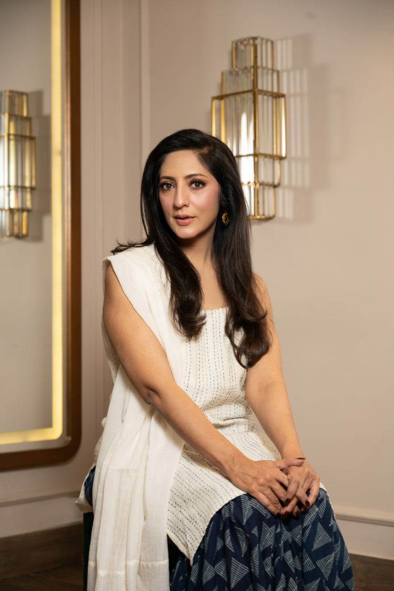 Khanz - Block Printed Gharara - Lawn - 3 Piece