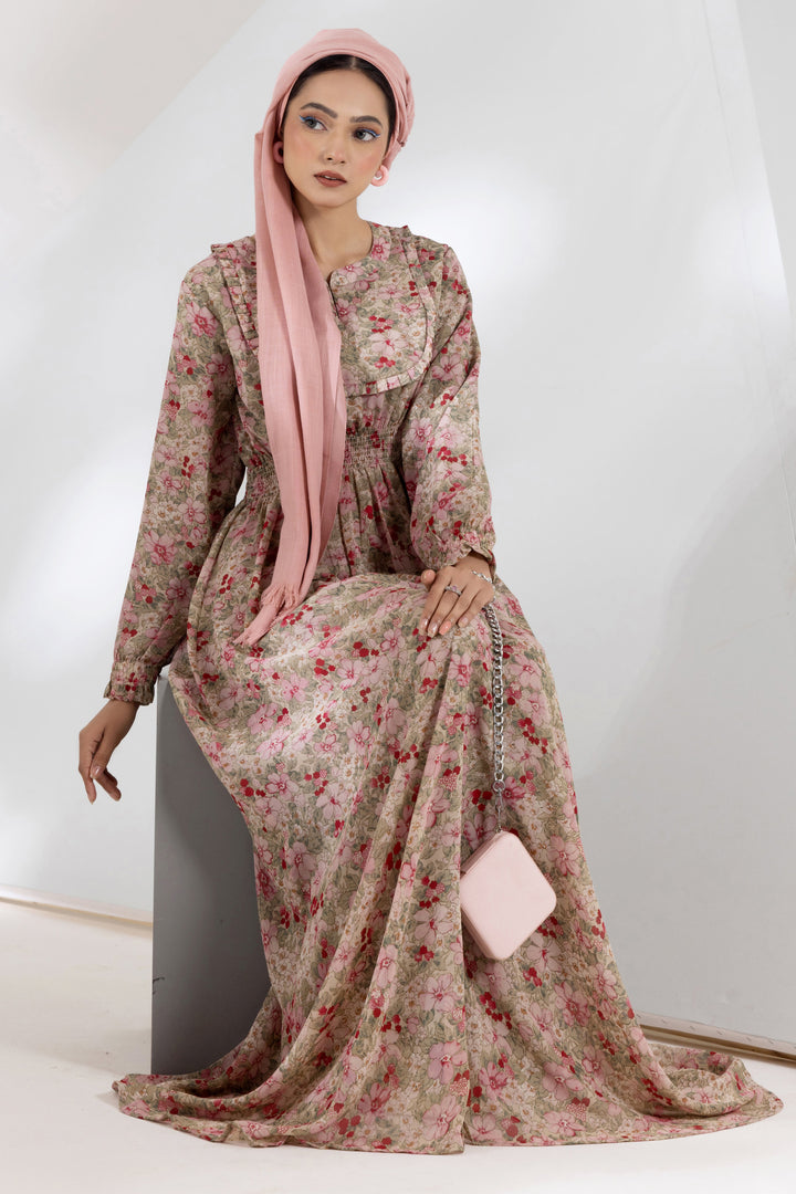 Malbus - Blossom Veil - Chiffon - Light Skin - Maxi - 1 Piece