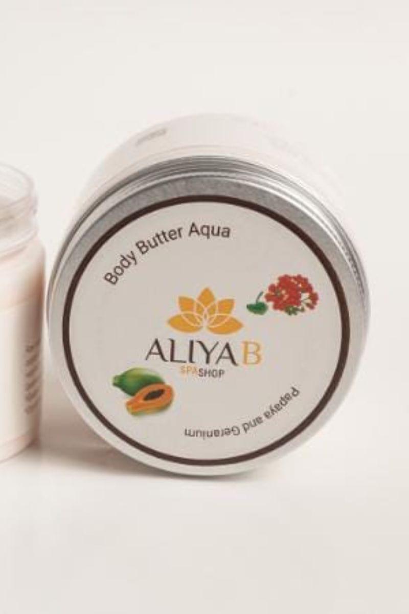 Aliya B - Papaya and Geranium Body Butter Aqua - Studio by TCS