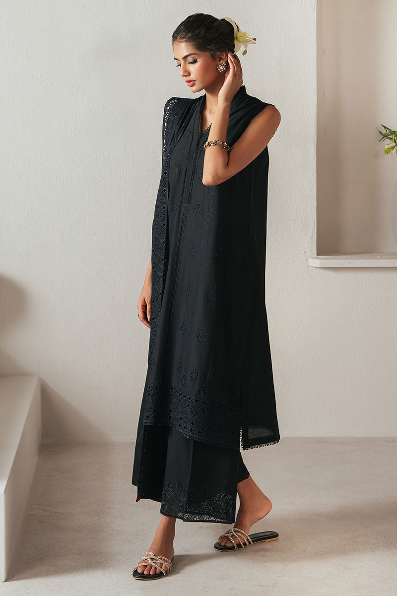 Cross Stitch - MIDNIGHT GLAM - CHIKANKARI - 3 Piece - Unstitched